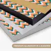 Retro - Disco - Golven - Kleur Textielframe zwart klein 947 -USP_kleurenNL