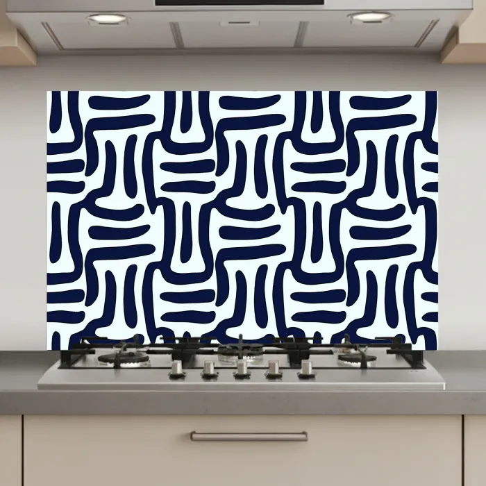 Abstract - Modern - Blauw keuken achterwand spatscherm klein 900 -3d_website