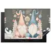 Kerst - Gnomen - Pastel Inductie beschermer vinyl 3mm klein -3d