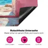 Zee - Roze - Cactus Inductie beschermer vinyl 3mm middel -zzzzzzz-lf-onderkant