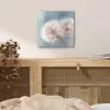 Paardenbloemen - Pluisjes - Wit aluminium wit klein -sfeer3
