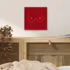 Minimalistisch - Lijnillustratie - Rood aluminium wit klein -sfeer3