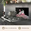 Astronaut - Flamingo - Zwemband - Roze keuken achterwand spatscherm klein -usp_NL