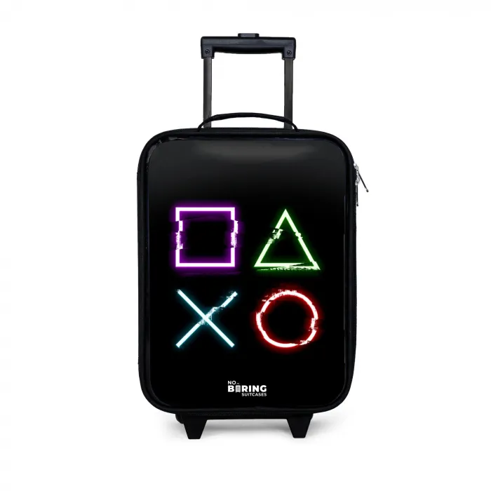 Knoppen van een gameconsole Kinderkoffer - Zwart klein -3d