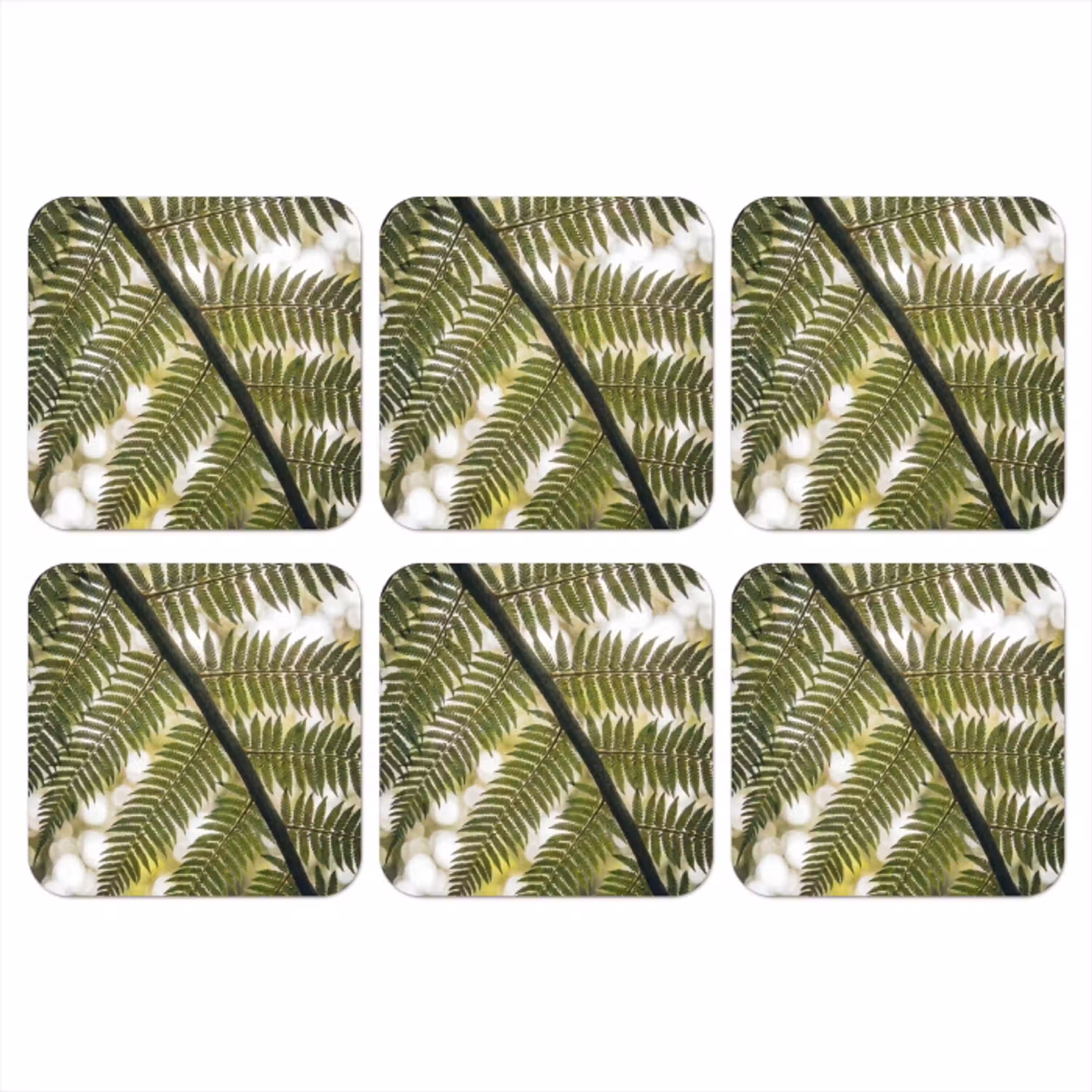 Plant - Blad - Natuur - Groen - Detail onderzetter kurk middel -3d
