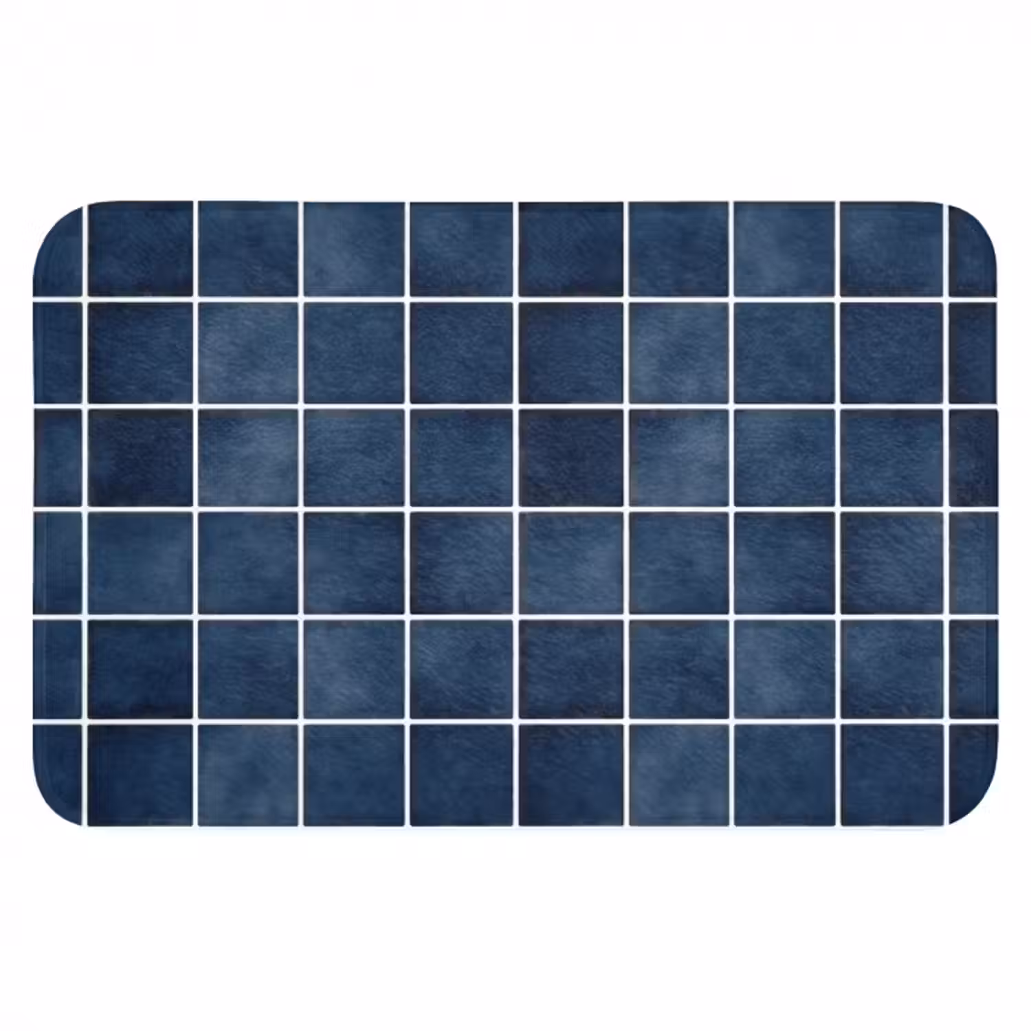 Badmat - Tegel - Modern - Blauw