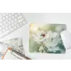 Lieveheersbeestje - Bloemen - Wit muismat rubber klein -witbureau