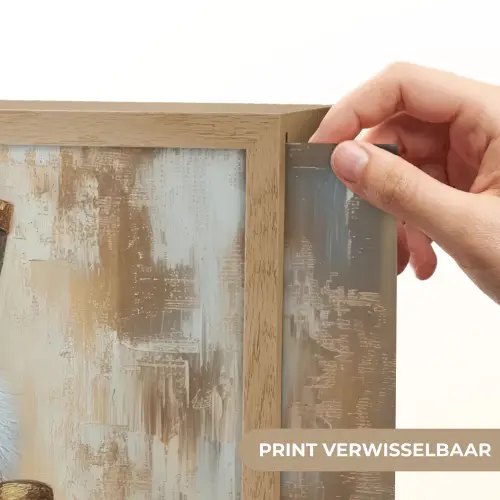 Kerst - Poppetje - Abstract Light Box met batterij (Wandlamp) middel -USP_websiteprintNL