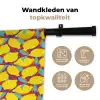 Citroenen - Geel - Stippen - Oranje Wandkleed katoen klein 269 -sfeer2