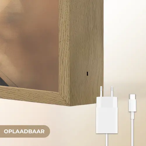 Piano - Toetsen - Abstract Light Box met batterij (Wandlamp) middel -USP_websiteoplaadbaarNL