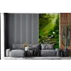 Jungle - Water - Bladeren - Zon - Natuur fotobehang vinyl groot -bank