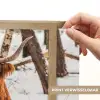 Schotse Hooglander - Sneeuw - Winter - Natuur - Dieren Light Box met batterij (Wandlamp) middel -USP_websiteprintNL