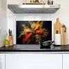 Specerijen - Explosie - Oranje Inductie beschemer met haakjes klein -sfeer2