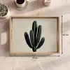 Cactus - Subtiel - Groen Dienblad Rechthoek middel -USP_Formaat