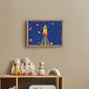 Kleurrijk - Raket - Ruimte Light Box met batterij (Wandlamp kind) middel -sfeer2_kind