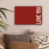 Schuin - Loveyou - Rood canvas 2cm klein -sfeer1