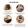 Zijaanzicht - Vrouw - Vormen Inductie beschermer vinyl 3mm klein -zzzzzzz-td-werking