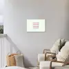 Focus on the good - Roze Tuinposter op houten frame 2 cm dik klein -sfeer1