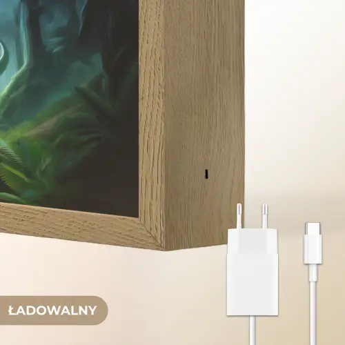 Dino - Jongens - Groen - Blauw - T-Rex Light Box met batterij (Wandlamp kind) middel -USP_websiteoplaadbaarNL