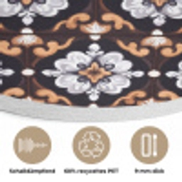 traditioneel - Element - Kleurrijk Akoestische PET Vilt - Rond klein 838 -closeup_DE
