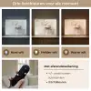 Bloem - Beige - Verf - Schaduw Light Box met batterij (Wandlamp) middel -USP_lichtkleurNL
