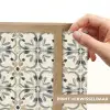 Floraal - Patroon - Kleurrijk Light Box met batterij (Wandlamp) middel 907 -USP_websiteprintNL