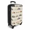 Retro voertuigen patroon NBS - Handbagage koffer - Volwassenen Unisex middel -productfoto_3d