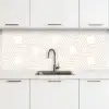 Abstract - Patronen - Design keuken achterwand 2 middel 871 -3d