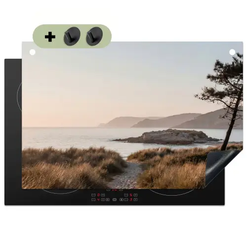 Landschap - Kust - Duinen Inductie beschemer met haakjes klein -3d