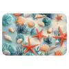 Zeesterren - Schelpen - Illustratie - Zand Badmat klein -3d