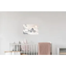 Bamboe - Azië - Grijs Muursticker klein -kinderkamer