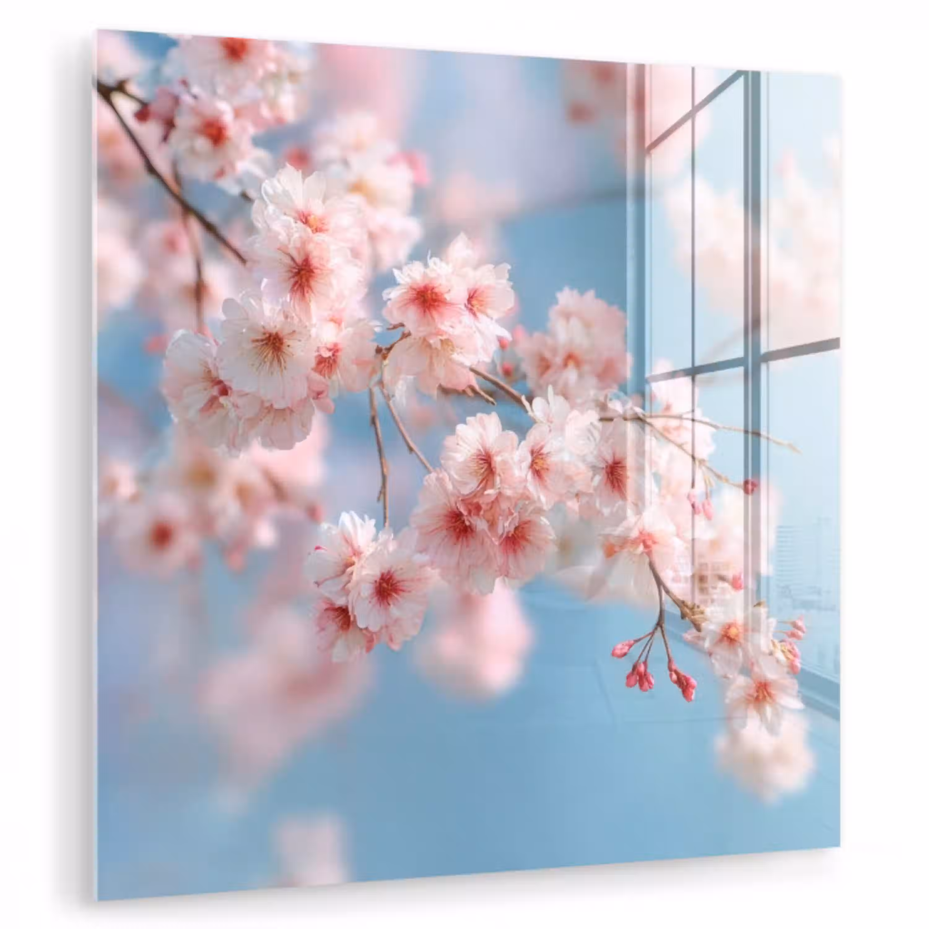 Takken - Bloesems - Roze plexiglas 5mm klein -zzzproduct_nieuw