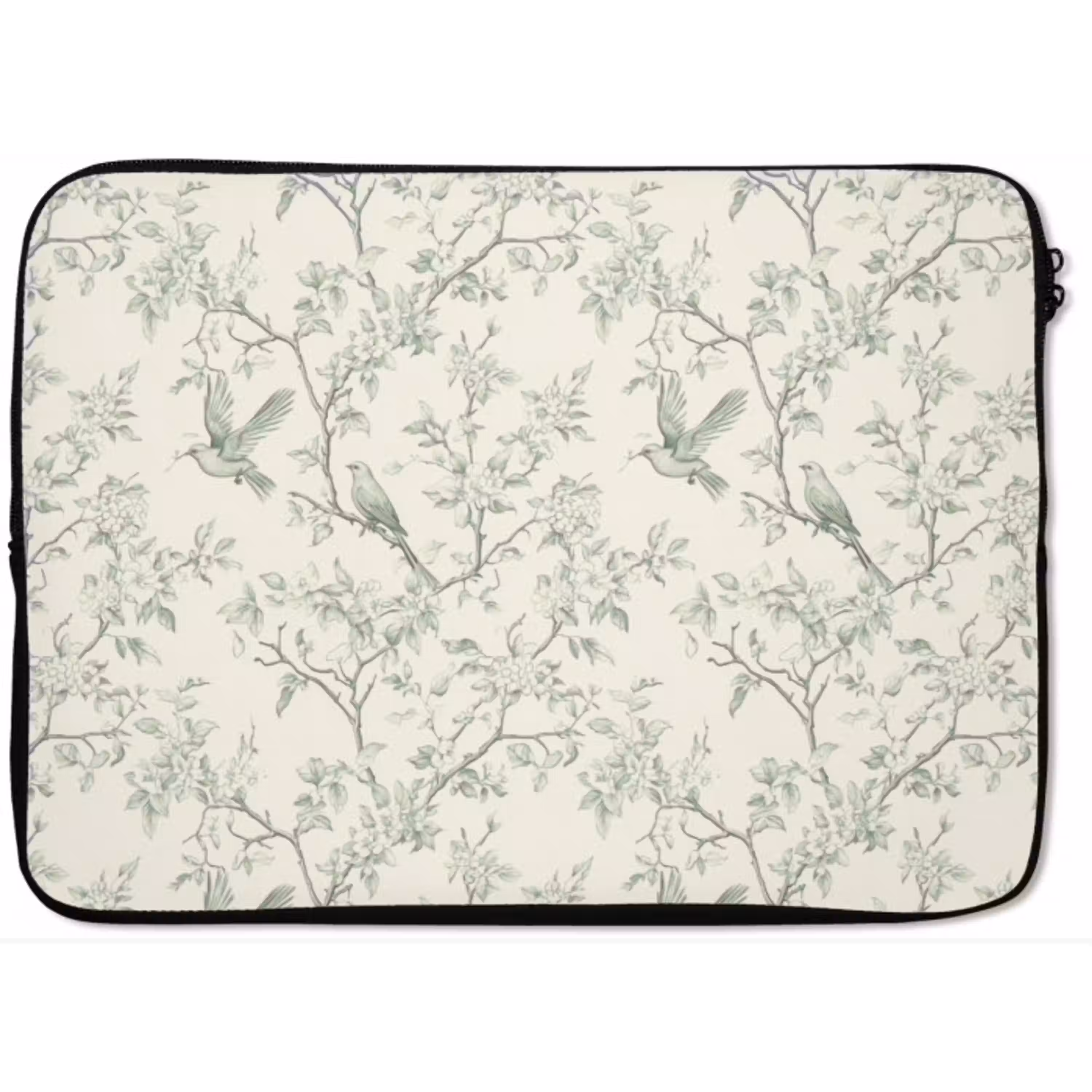 Klassiek - Vogels - Groen laptophoes neopreen klein 279 -zkaufland3dotto