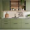 Espressomachine - Beige - Zwart keuken achterwand 2 middel -sfeer3