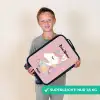 Eenhoorn - Roze - Bloemen Kinderkoffer - Zwart klein -sfeer4_DE