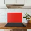 Rood - Kleur - Effen keuken achterwand spatscherm klein 900 -sfeer2