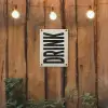 Vintage - Zwart - Decoratie - Japandi tuinposter los doek klein -sfeer1