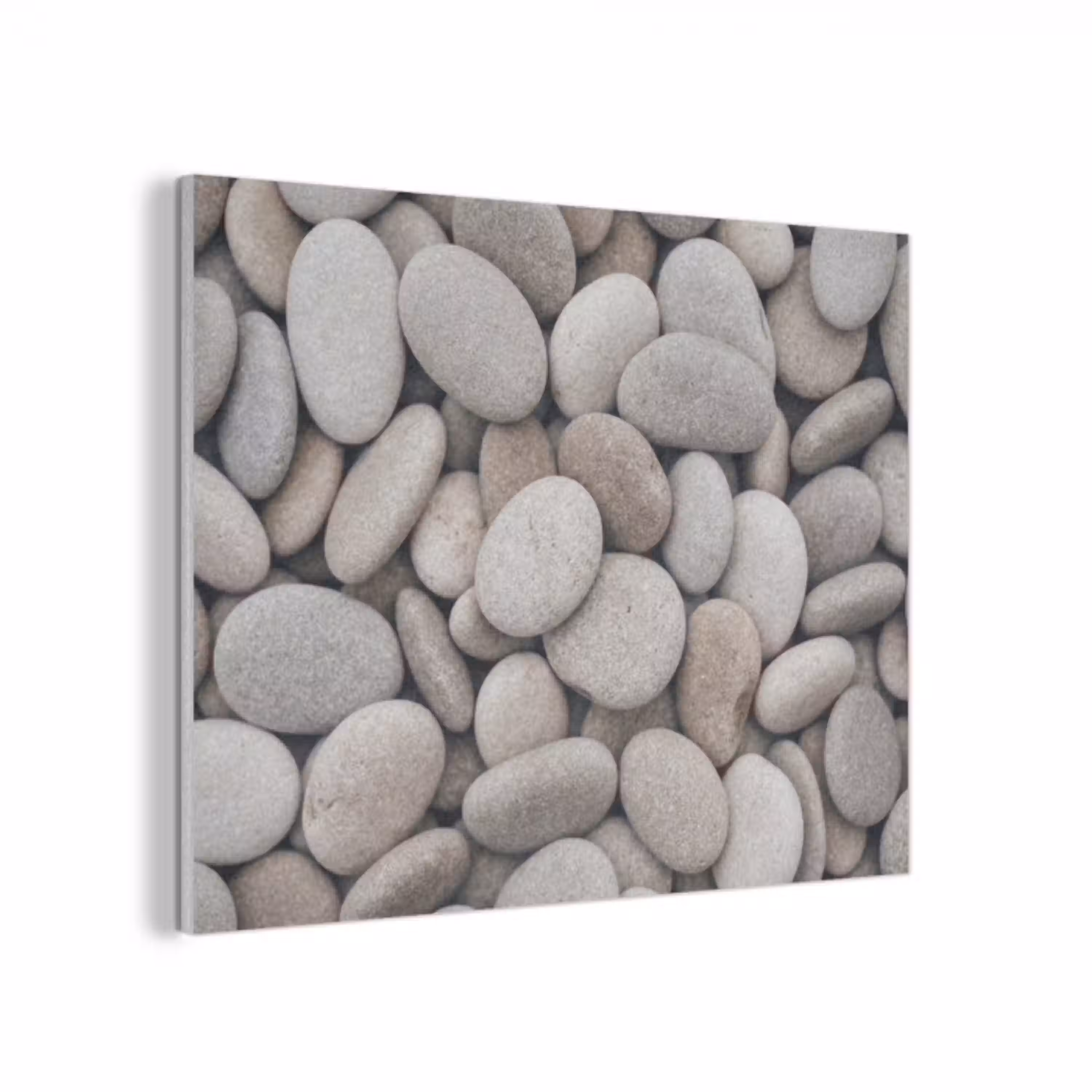 Kiezels - Stenen - Grijs PET vilt klein -3d