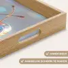 Kersen - Glanzend - Regenboogkleur Dienblad Rechthoek middel -USP_HandgreepNL