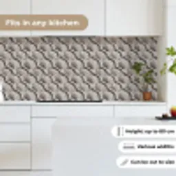 Zand - Schelpenvorm - Grijs keuken achterwand 2 middel 871 -sfeer4_UK
