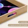 Bollen - Neon - Lijnen - Roze Dienblad Rechthoek middel -USP_HandgreepNL