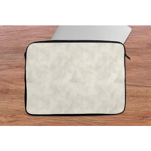 Crèmebeige - Marmer - Aders laptophoes neopreen klein 279 -tafel