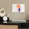 Cirkels - Abstract - Paars poster papier klein -sfeer1