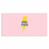 Grl pwr - Bliksem - Roze Muismat XXL klein -3d_leeg
