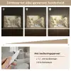 Bloesems - Wit - Zonnestralen -  Bloemblaadjes Light Box met kabel (Tafellamp) klein -USP_dimbaarNL