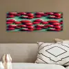 Aardbeien - Rood - Groen - Kroontjes canvas 2cm klein 828 -sfeer3