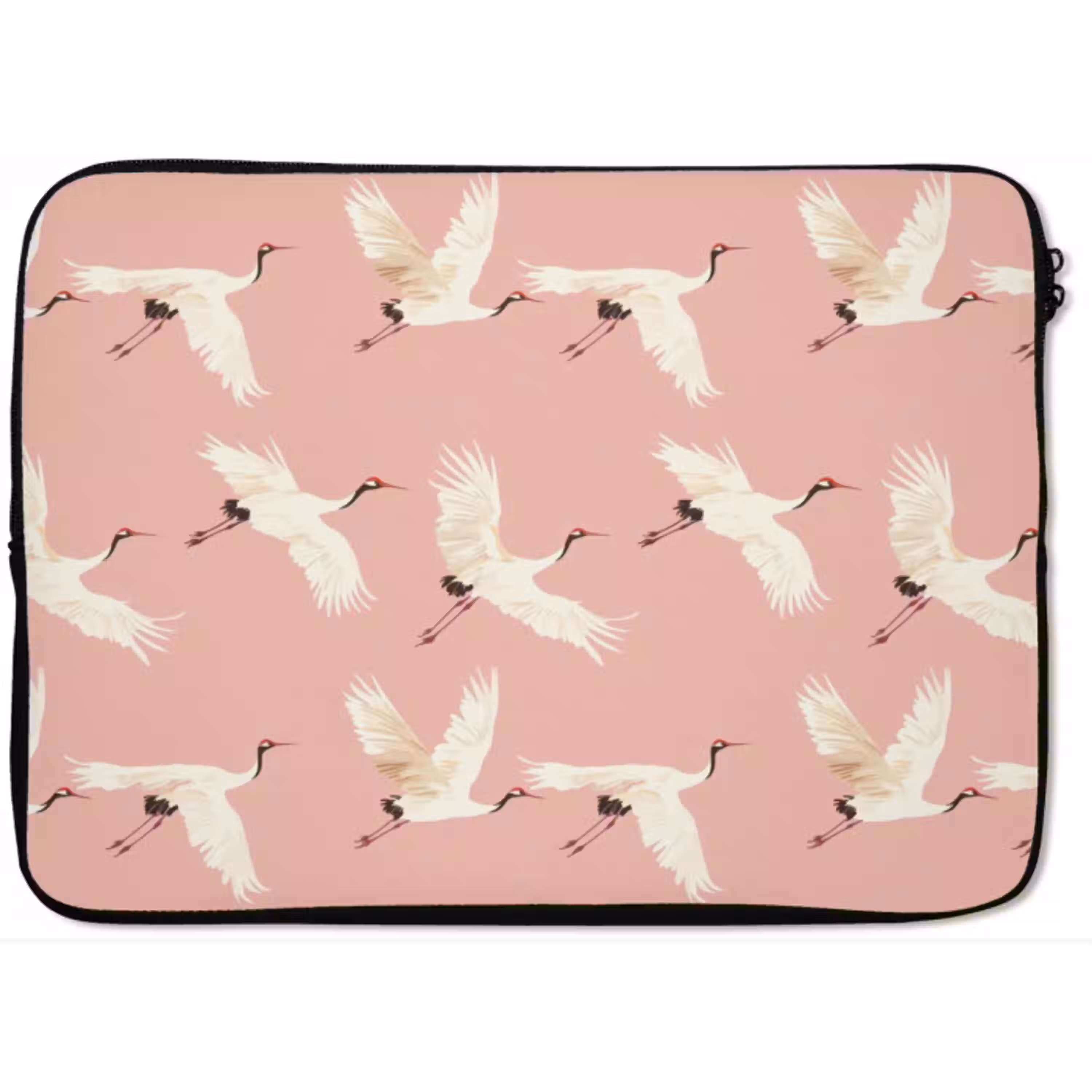Modern - Kraanvogels - Roze laptophoes neopreen klein 279 -zkaufland3dotto