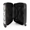 Terrazzo natuurlijk kleurpatroon NBS - Handbagage koffer - Volwassenen Unisex middel -binnenkant