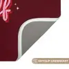 love your damn self - Cirkel - Glitter - Rood Badmat klein -USP_AntislipNL