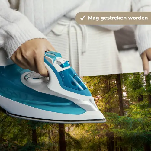 Bos - Pad - Bomen - Groen - Zon - Natuur Wandkleed katoen klein -sfeer9
